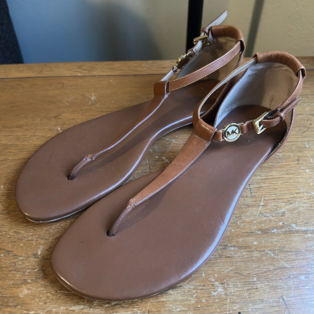 Michael Kors leather sandals
